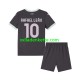 Fußballtrikot AC Mailand Rafael Leao 10 Kinder Ausweich 2024-2025 Kurzarm