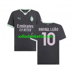 Fußballtrikot AC Mailand Rafael Leao 10 Herren Ausweich 2024-2025 Kurzarm