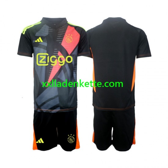 Fußballtrikot Ajax Amsterdam Torwart Kinder Heim 2024-2025 Kurzarm