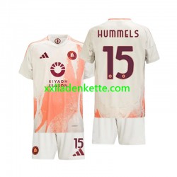 Fußballtrikot AS Rom Mats Hummels 15 Kinder Auswärts 2024-2025 Kurzarm