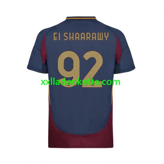 Fußballtrikot AS Rom Stephan El Shaarawy 92 Herren Ausweich 2024-2025 Kurzarm
