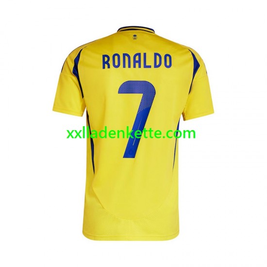 Fußballtrikot Al Nassr Cristiano Ronaldo 7 Herren Heim 2024-2025 Kurzarm