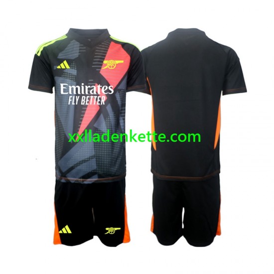 Fußballtrikot Arsenal Torwart Kinder Ausweich 2024-2025 Kurzarm