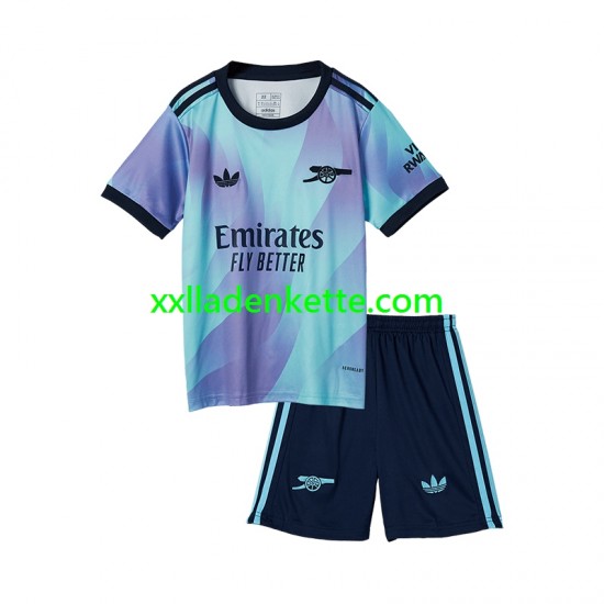 Fußballtrikot Arsenal Kinder Ausweich 2024-2025 Kurzarm