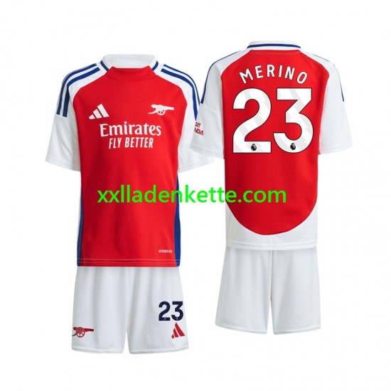 Fußballtrikot Arsenal Merino 23 Kinder Heim 2024-2025 Kurzarm