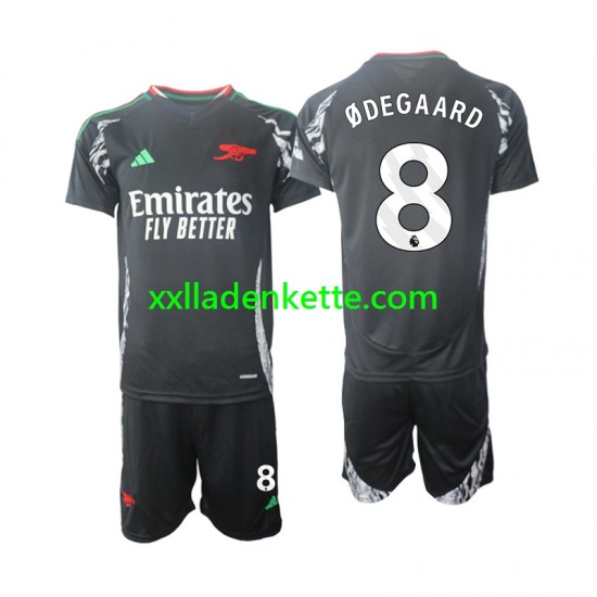 Fußballtrikot Arsenal Odegaard 8 Kinder Auswärts 2024-2025 Kurzarm
