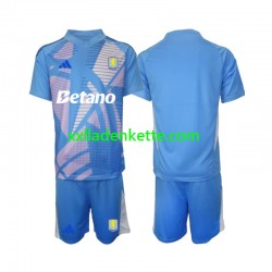 Fußballtrikot Aston Villa Torwart Kinder Ausweich 2024-2025 Kurzarm