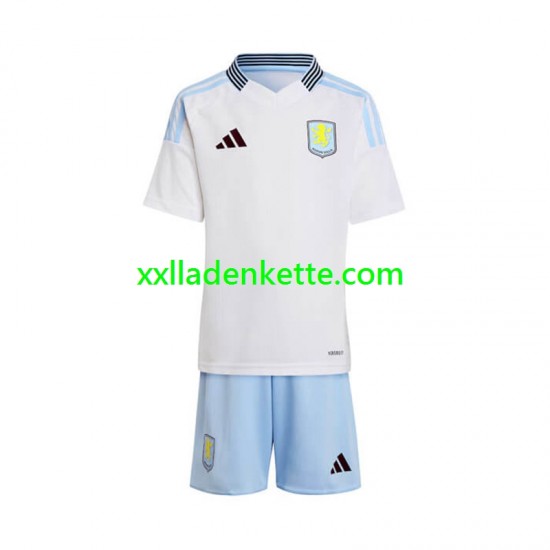 Fußballtrikot Aston Villa Kinder Auswärts 2024-2025 Kurzarm