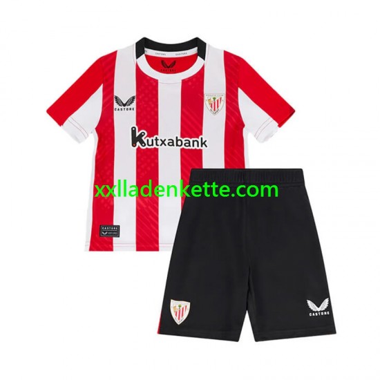 Fußballtrikot Athletic Bilbao Kinder Heim 2024-2025 Kurzarm