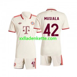 Fußballtrikot FC Bayern München Musiala 42 Kinder Ausweich 2024-2025 Kurzarm