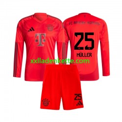Fußballtrikot FC Bayern München Thomas Muller 25 Kinder Heim 2024-2025 Langarm