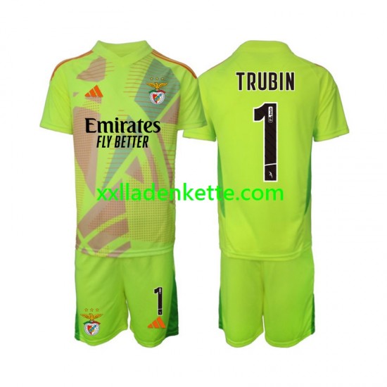 Fußballtrikot Benfica Anatolij Trubin 1 Torwart Kinder Heim 2024-2025 Kurzarm