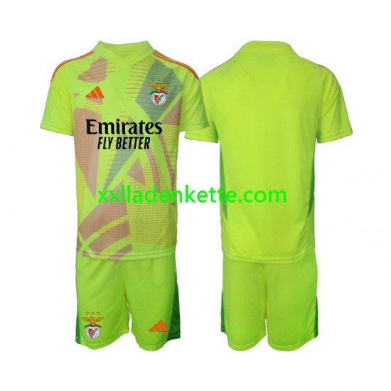 Fußballtrikot Benfica Torwart Kinder Heim 2024-2025 Kurzarm