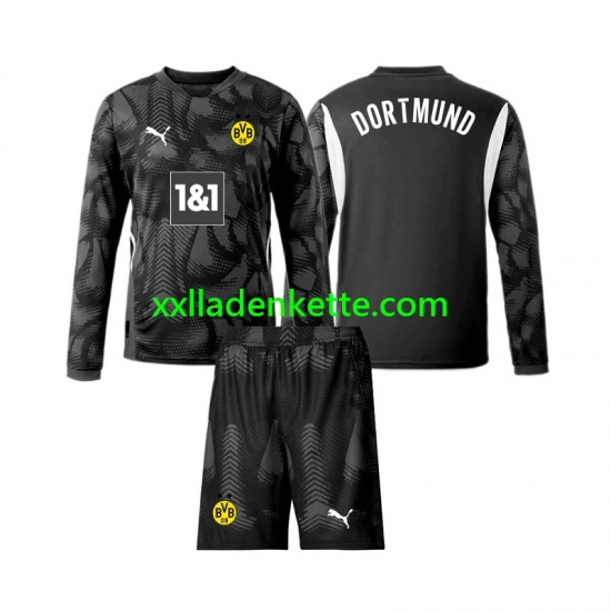 Fußballtrikot Borussia Dortmund Torwart Kinder Viertes 2024-2025 Langarm