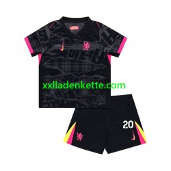 Fußballtrikot Chelsea Cole Palmer 20 Kinder Ausweich 2024-2025 Kurzarm