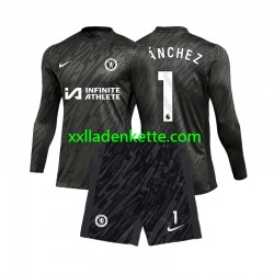 Fußballtrikot Chelsea Robert Sanchez 1 Torwart Kinder Auswärts 2024-2025 Langarm