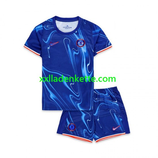 Fußballtrikot Chelsea Noni Madueke 11 Kinder Heim 2024-2025 Kurzarm