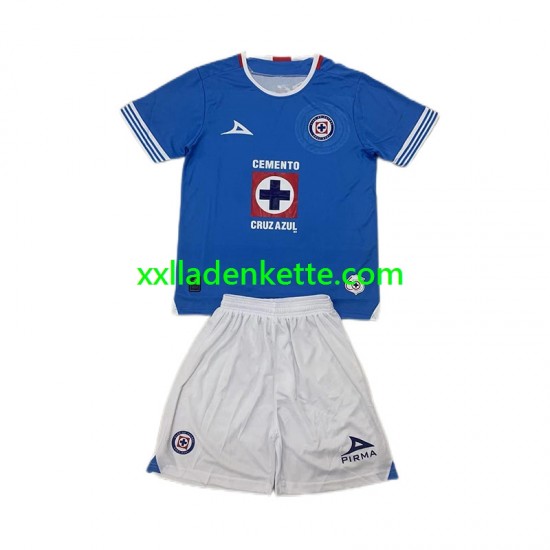 Fußballtrikot Cruz Azul Kinder Heim 2024-2025 Kurzarm