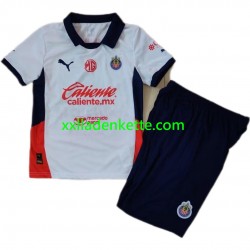 Fußballtrikot Deportivo Guadalajara Kinder Auswärts 2024-2025 Kurzarm