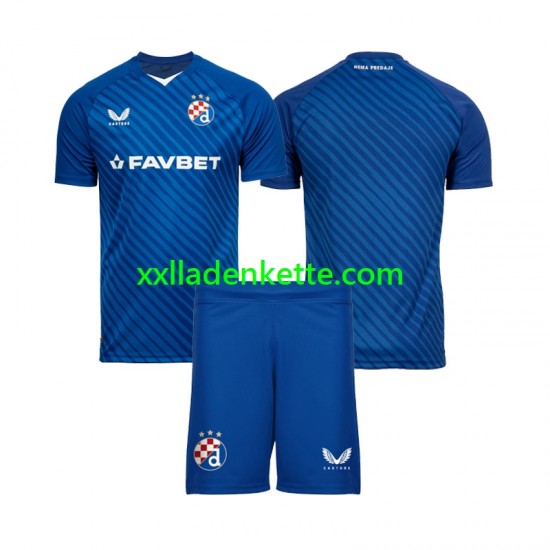Fußballtrikot Dinamo Zagreb Kinder Heim 2024-2025 Kurzarm
