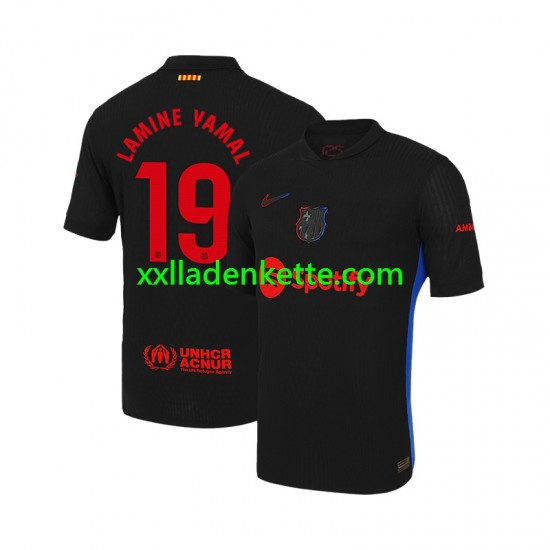 Fußballtrikot FC Barcelona LAMINE YAMAL 19 Herren Auswärts 2024-2025 Kurzarm