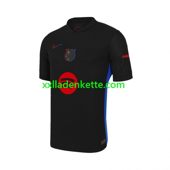 Fußballtrikot FC Barcelona LAMINE YAMAL 19 UCL Font Herren Auswärts 2024-2025 Kurzarm