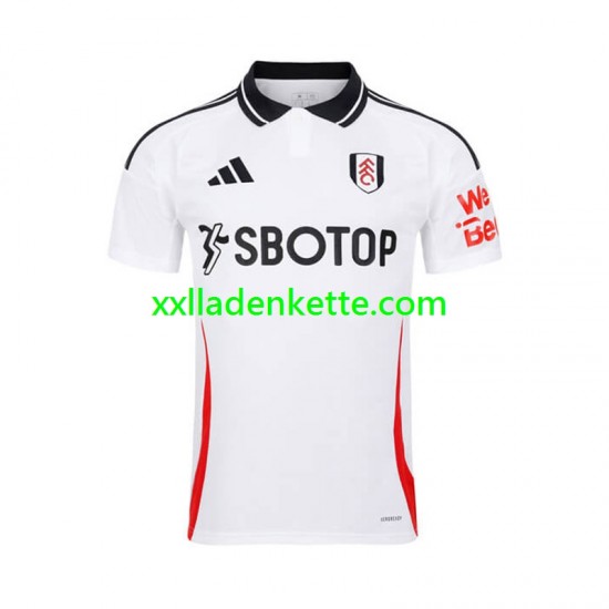 Fußballtrikot Fulham Herren Heim 2024-2025 Kurzarm