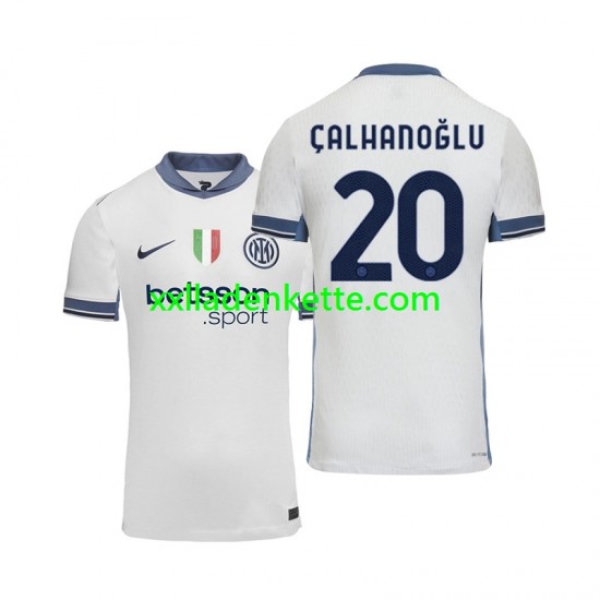 Fußballtrikot Inter Mailand Hakan Calhanoglu 20 Herren Auswärts 2024-2025 Kurzarm