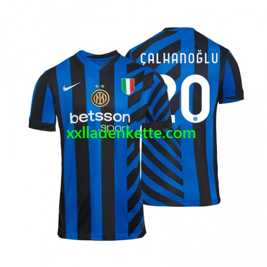 Fußballtrikot Inter Mailand Hakan Calhanoglu 20 Herren Heim 2024-2025 Kurzarm