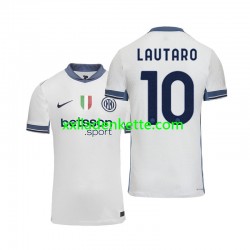 Fußballtrikot Inter Mailand Lautaro 10 Herren Auswärts 2024-2025 Kurzarm