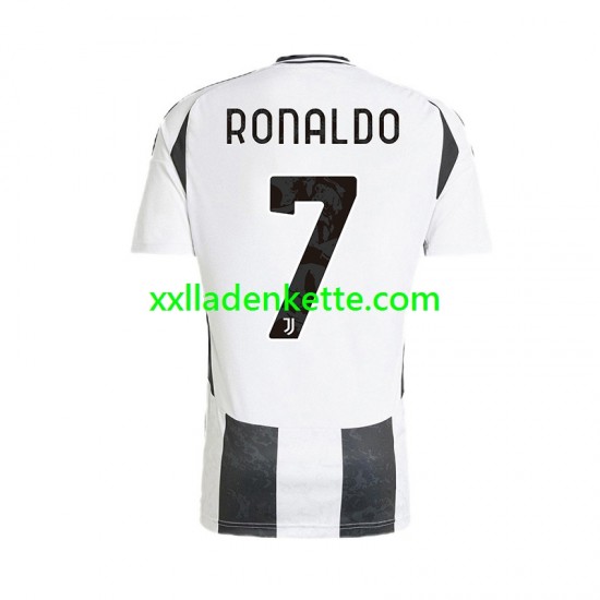 Fußballtrikot Juventus Turin Cristiano Ronaldo 7 Herren Heim 2024-2025 Kurzarm