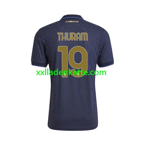 Fußballtrikot Juventus Turin Lilian Thuram 19 Herren Ausweich 2024-2025 Kurzarm