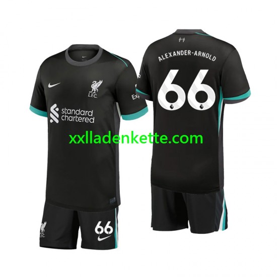 Fußballtrikot Liverpool Alexander-Arnold 66 Kinder Auswärts 2024-2025 Kurzarm