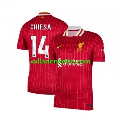 Fußballtrikot Liverpool Federico Chiesa 14 Herren Heim 2024-2025 Kurzarm