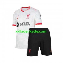 Fußballtrikot Liverpool Kinder Ausweich 2024-2025 Kurzarm