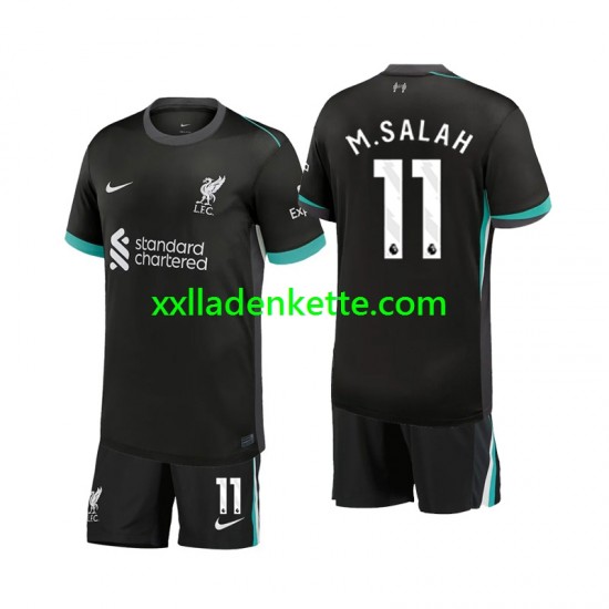 Fußballtrikot Liverpool M.Salah 11 Kinder Auswärts 2024-2025 Kurzarm