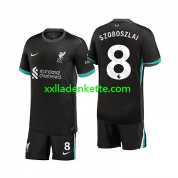 Fußballtrikot Liverpool Szoboszlai 8 Kinder Auswärts 2024-2025 Kurzarm