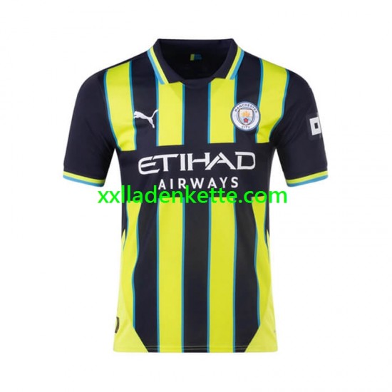 Fußballtrikot Manchester City Herren Auswärts 2024-2025 Kurzarm