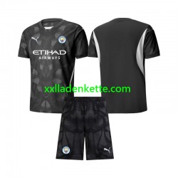 Fußballtrikot Manchester City Torwart Kinder Viertes 2024-2025 Kurzarm