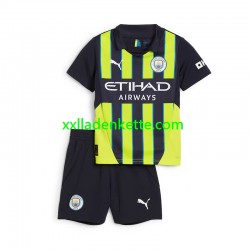 Fußballtrikot Manchester City Kinder Auswärts 2024-2025 Kurzarm