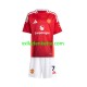 Fußballtrikot Manchester United Beckham 7 Kinder Heim 2024-2025 Kurzarm