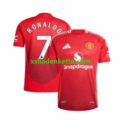 Fußballtrikot Manchester United Cristiano Ronaldo 7 Herren Heim 2024-2025 Kurzarm