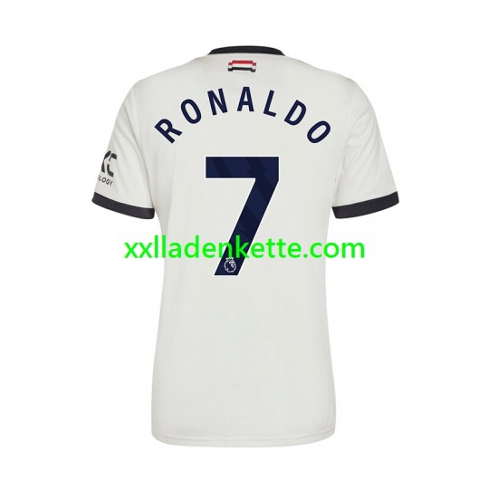 Fußballtrikot Manchester United Cristiano Ronaldo 7 Herren Ausweich 2024-2025 Kurzarm