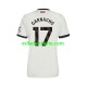 Fußballtrikot Manchester United GARNACHO 17 Herren Ausweich 2024-2025 Kurzarm