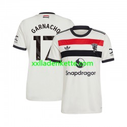 Fußballtrikot Manchester United GARNACHO 17 Herren Ausweich 2024-2025 Kurzarm