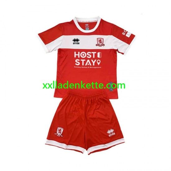 Fußballtrikot Middlesbrough Kinder Heim 2024-2025 Kurzarm