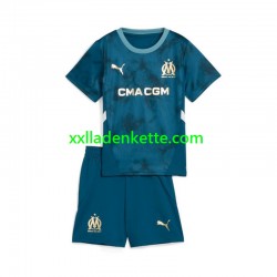 Fußballtrikot Olympique Marseille Kinder Auswärts 2024-2025 Kurzarm