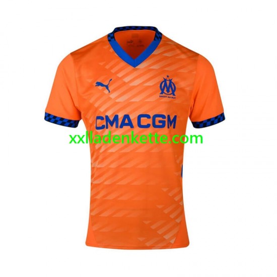 Fußballtrikot Olympique Marseille Herren Ausweich 2024-2025 Kurzarm