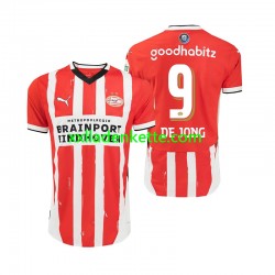 Fußballtrikot PSV Eindhoven DE JONG 9 Herren Heim 2024-2025 Kurzarm