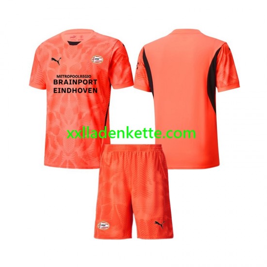 Fußballtrikot PSV Eindhoven Torwart Kinder Heim 2024-2025 Kurzarm